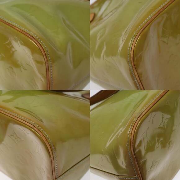 LOUIS VUITTON Monogram Vernis Houston Hand Bag Baby Blue M91005 - Picture 10 of 13